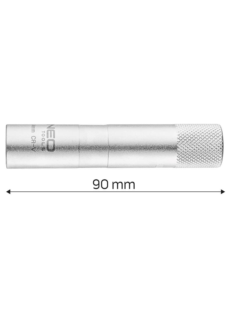 Klucz do świec 3/8," 14 x 90 mm