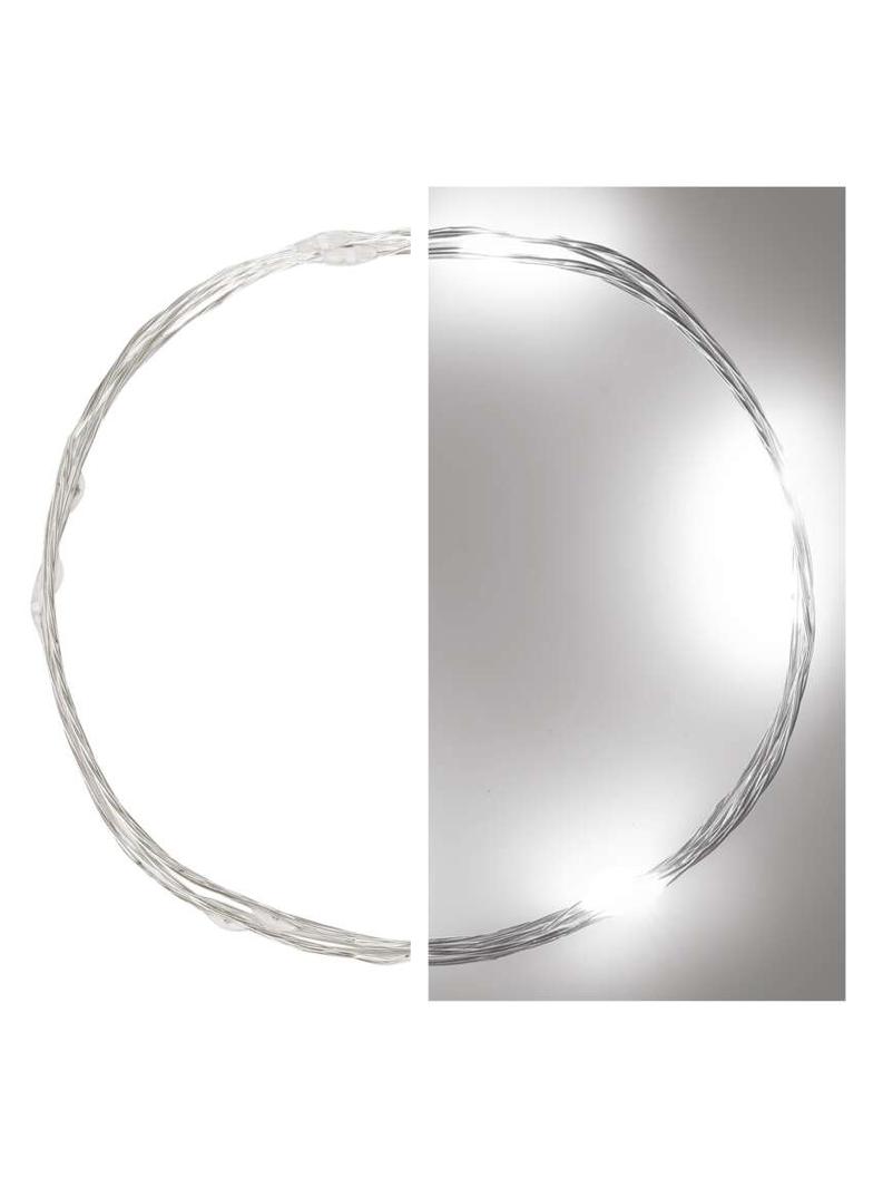 Lampki świąteczne łezki 10 LED 0,9m zimna biel IP20 timer D3AC06 EMOS