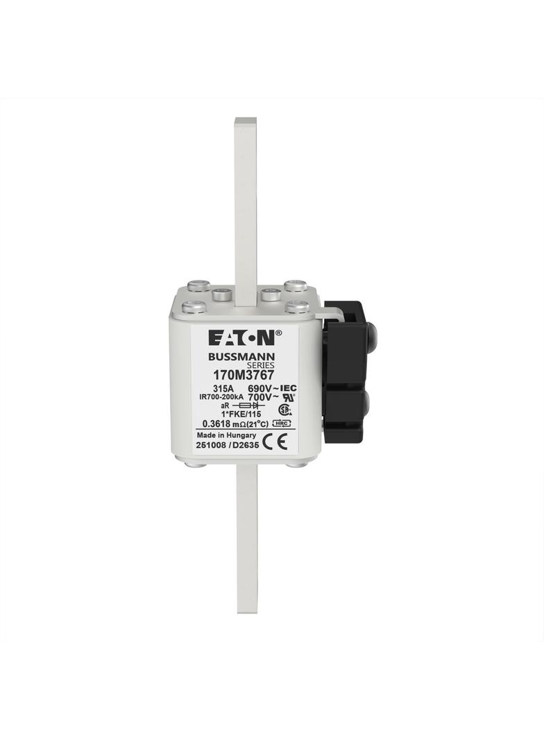 FUSE 315A 690V 1*FKE/115 AR UC Wkładka szybka 315A AC 690V rozmiar 1 45x59x148 mm aR 170M3767 EATON