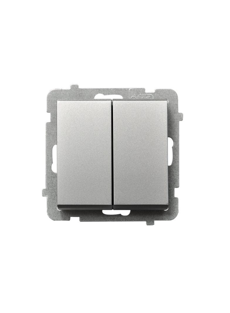 SONATA Łącznik podwójny krzyżowy - kolor srebro mat