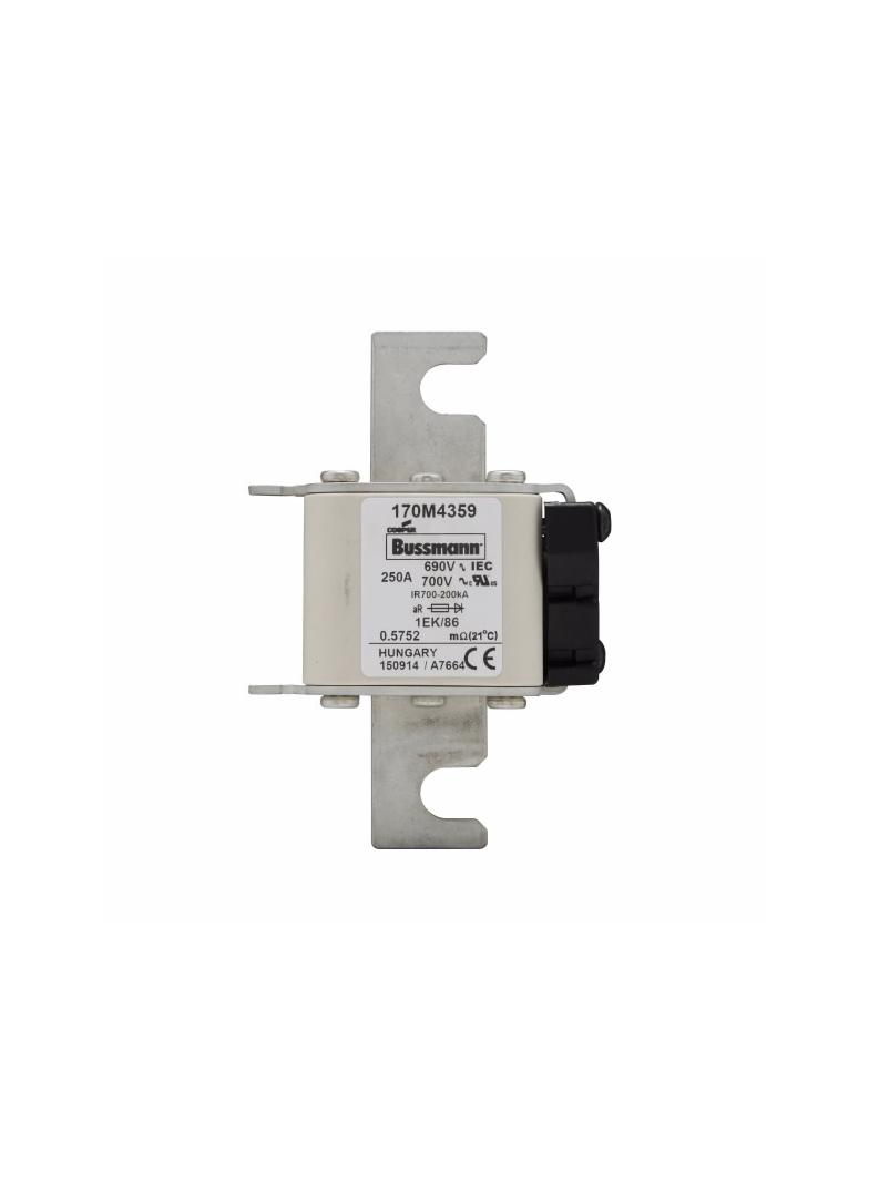 FUSE 250A 690V 1EK/86 AR UC Wkładka szybka 250A AC 690V rozmiar 1 53x69x111 mm aR IEC wska 170M4359