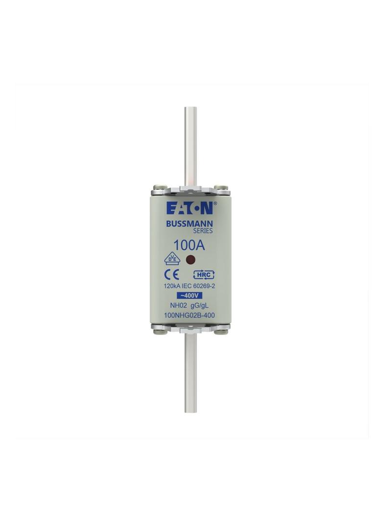 NH FUSE 100A 400V GG/GL SIZE 02 Wkładka NH02 100A 400V GL/GG podwójny wskaźnik 100NHG02B-400 EATON
