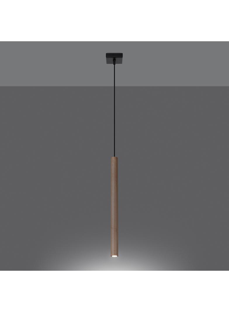 Sollux Lampa wisząca PASTELO 1 drewno SL.1266
