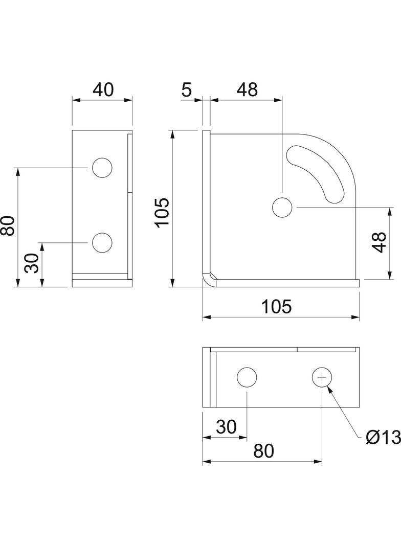 GMS 6 KD FT Narożnik 90°