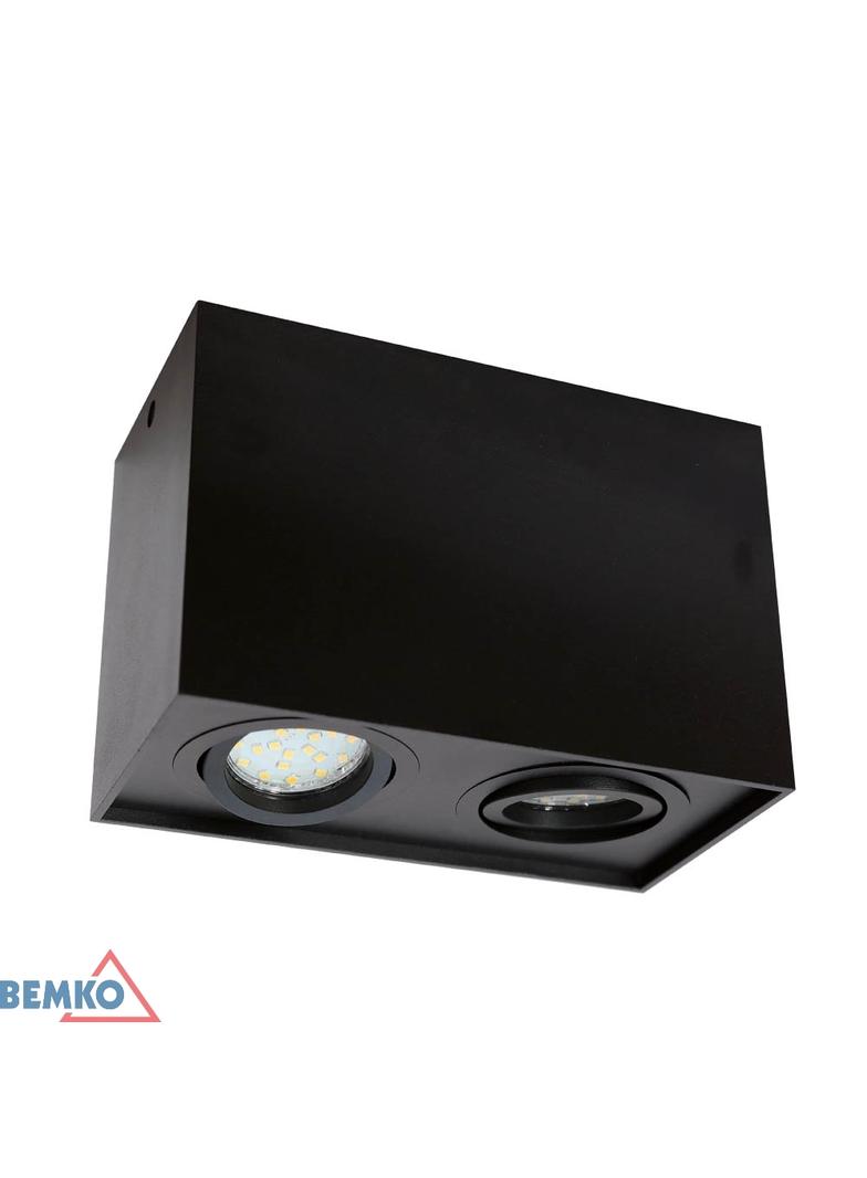 OPRAWA DOWNLIGHT ORTAL REGULOWANA 182X96 2XGU10 MAX. 2x50W CZARNA