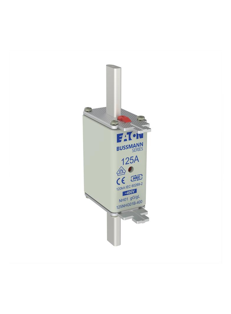 NH FUSE 125A 400V GG/GL SIZE 01 Wkładka NH01 125A 400V GL/GG podwójny wskaźnik 125NHG01B-400 EATON