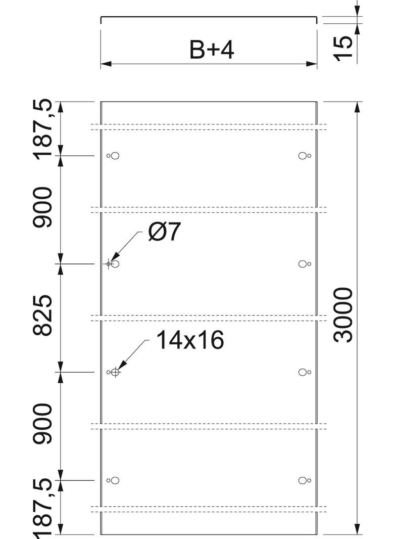 DRL FAM 330 FT, Pokrywa dystansowa