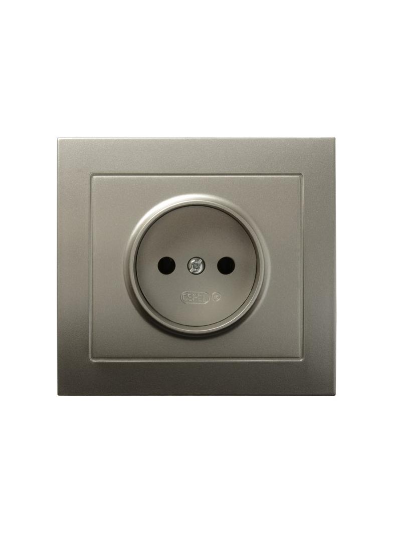 KIER Gniazdo pojedyncze kolor satyna light GP-1W/45 OSPEL