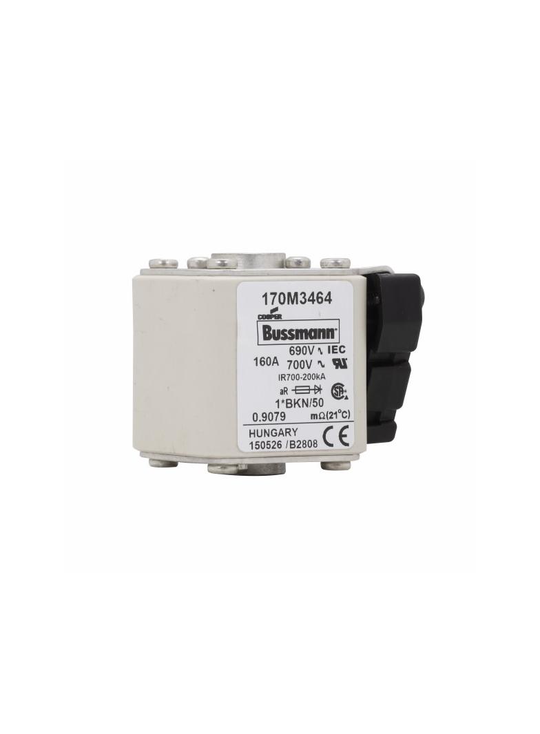 FUSE 160A 690V 1*BKN/50 AR UC Wkładka szybka 160A AC 690V rozmiar 1 aR IEC UL 170M3464 EATON