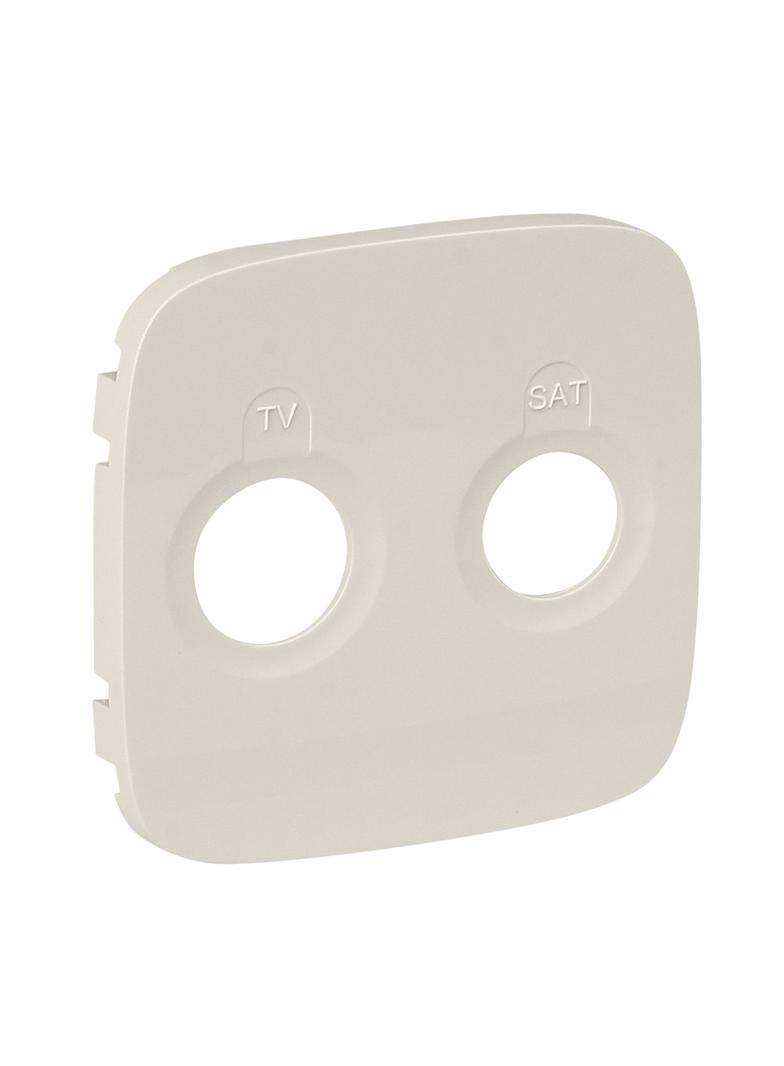 VALENA ALLURE - PLAKIETKA KREMOWA GNIAZDA TV-SAT KOŃCOWEGO LUB PRZELOTOWEGO LUB ZAKOŃCZENIOWEGO, Leg