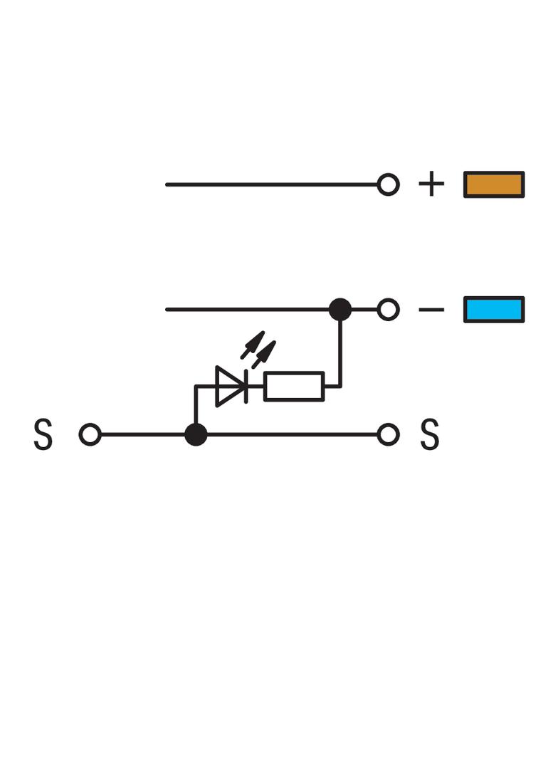 złączka do czujników 2,5 mm2 z LED