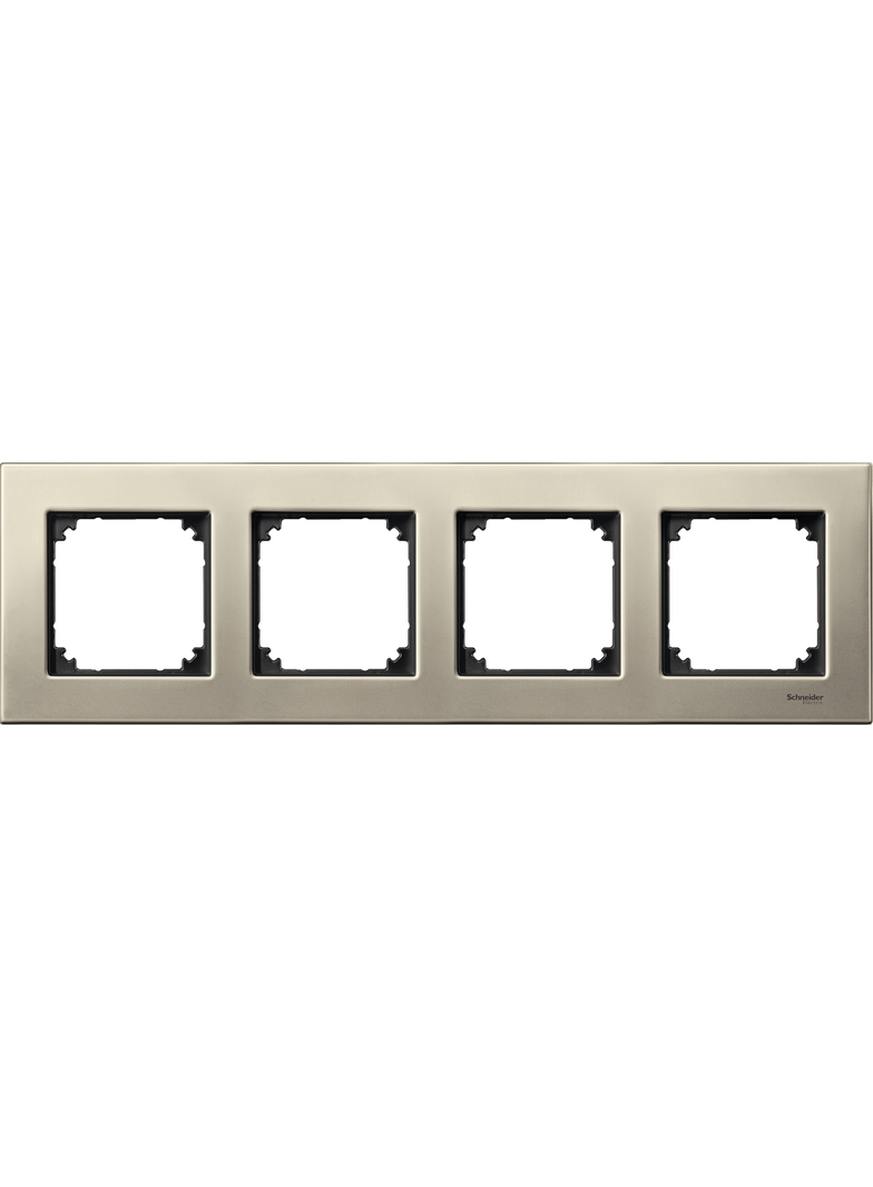 Merten M-Elegance metal ramka czterokrotna tytanowy MTN403405 Schneider