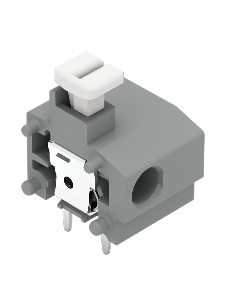 złączka do płytek drukowanych ciemnoszara raster 10/10,16 mm