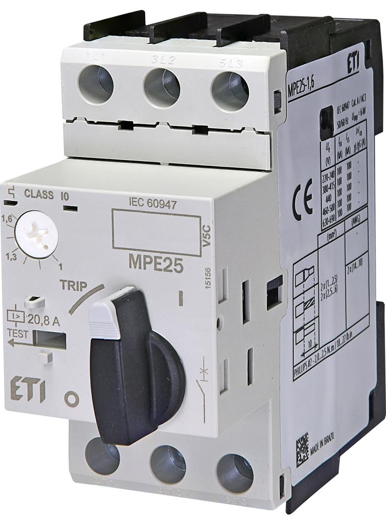 MPE25-1,6** WYŁ.SILNIKOWY