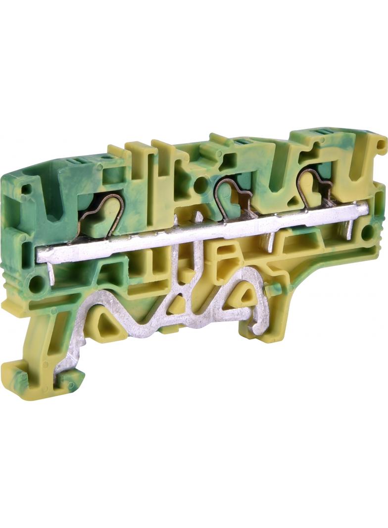 ESH-EFCE.4/1+2 Złączka sprężynowa ochronna 4 mm2 (żółto-zielona)