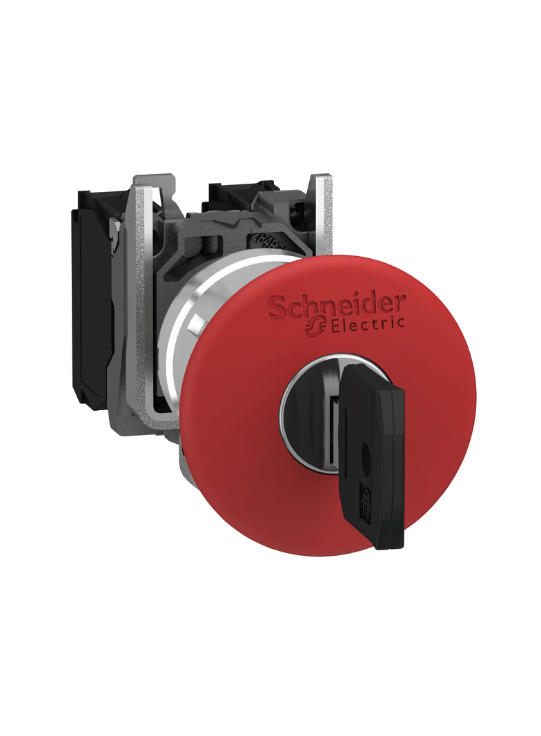 Harmony XB4 STOP awaryjny, O40, czerwony, metalowy XB4BS9442