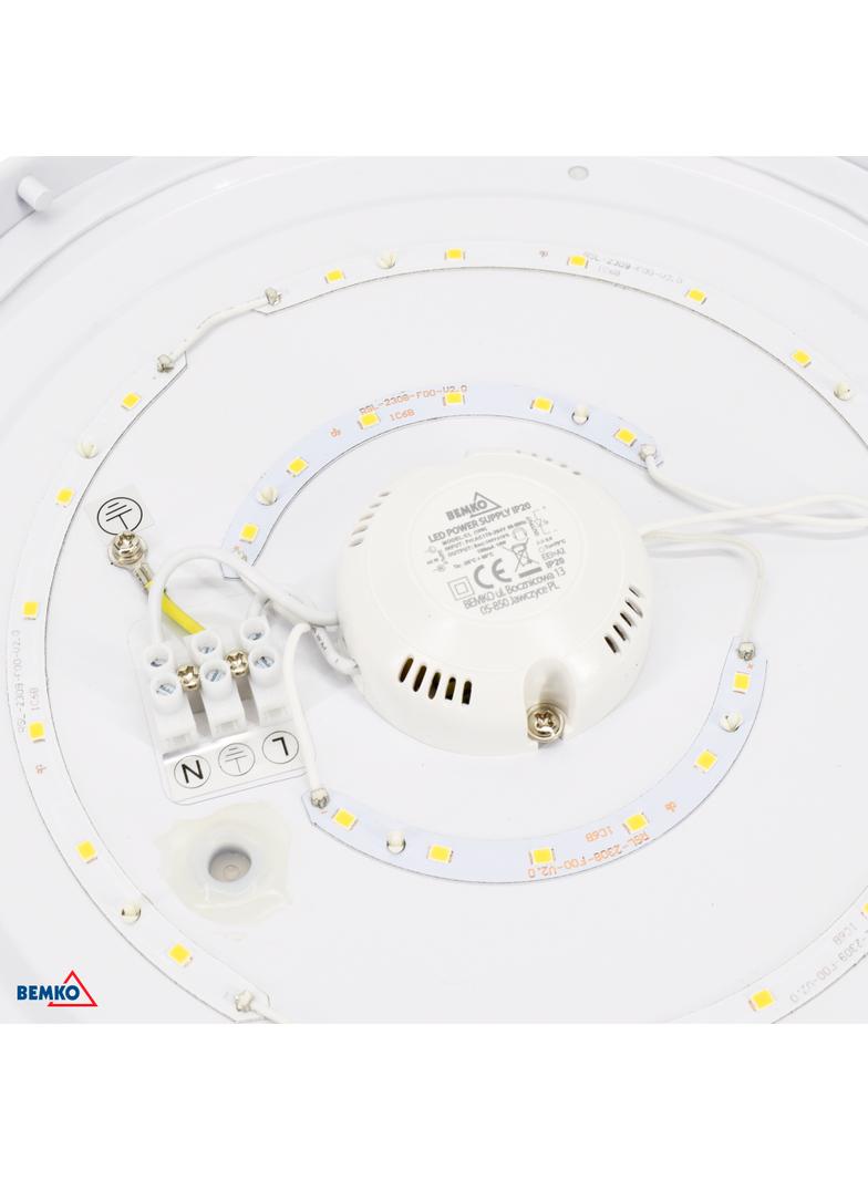 PLAFONIERA LED PLATO 12W 4000K 1130LM IP44 CZ. MIKR.