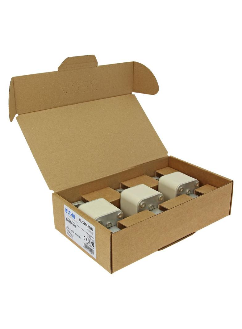 250A 690V 1TN/110 aR INDICATOR FUSE Wkładka szybka 250A AC 690V DIN 1 53x66x138 mm aR DI 170M4209 EA