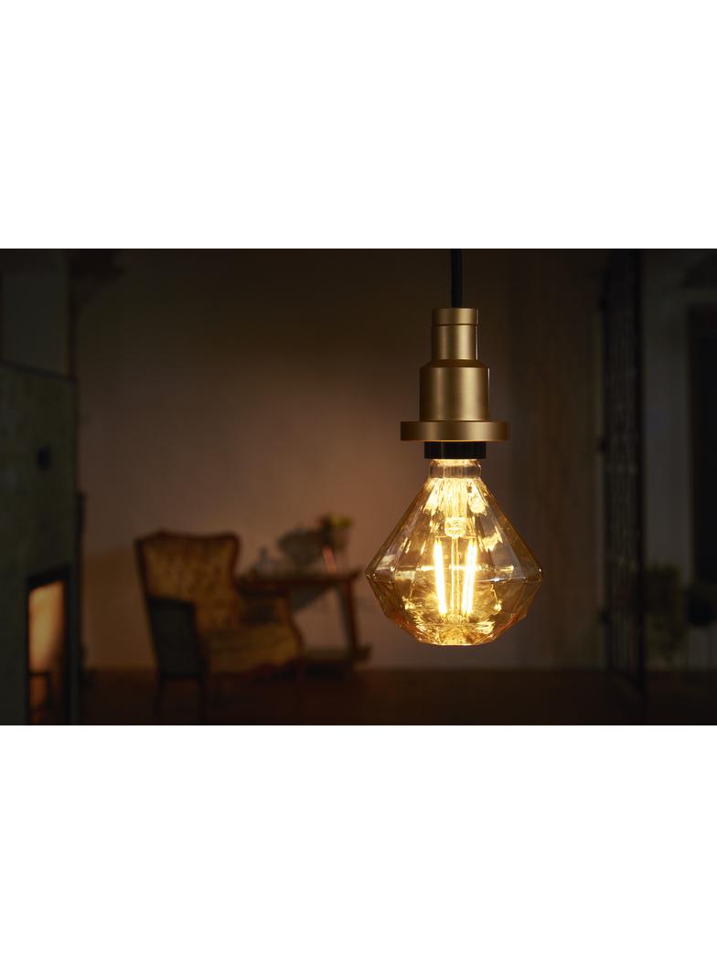Lampa LED Vintage 1906 CL DIAMOND Filament szkło przezroczyste GOLD 40 non-dim 4,5W 825 E27
