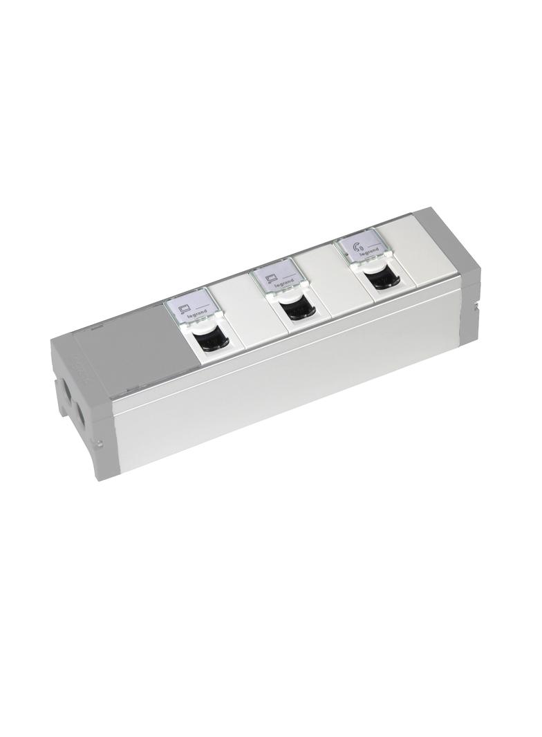 Blok Zasilający 3Xrj45 C6 Ftp + 3X Zaślepka 1M 073496 LEGRAND
