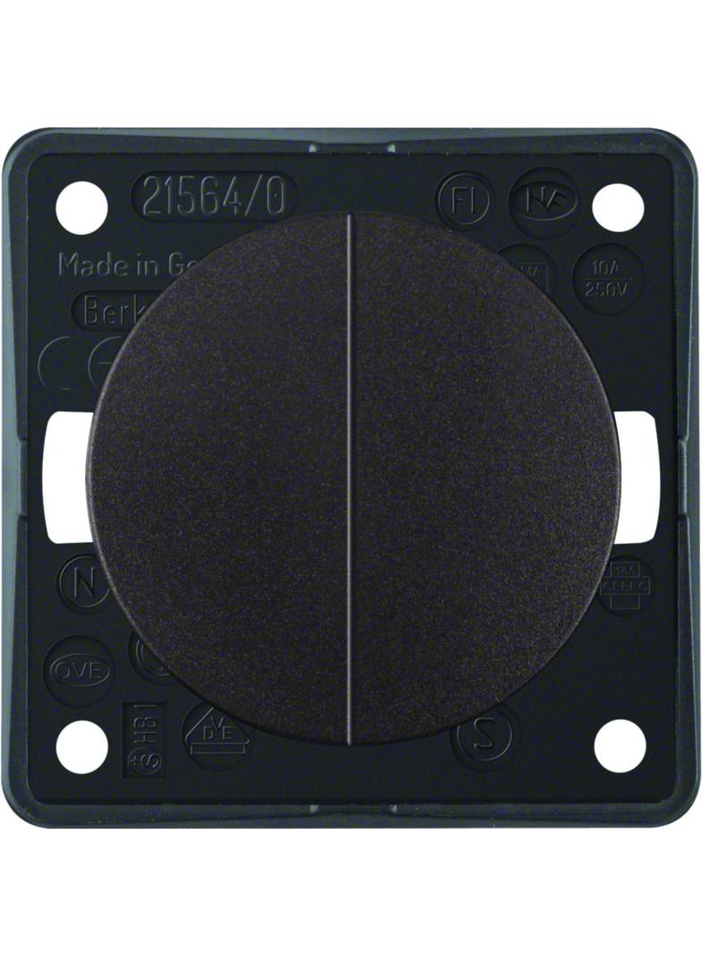 Integro Flow Łącznik wieloklaw. przyciskowy, brąz