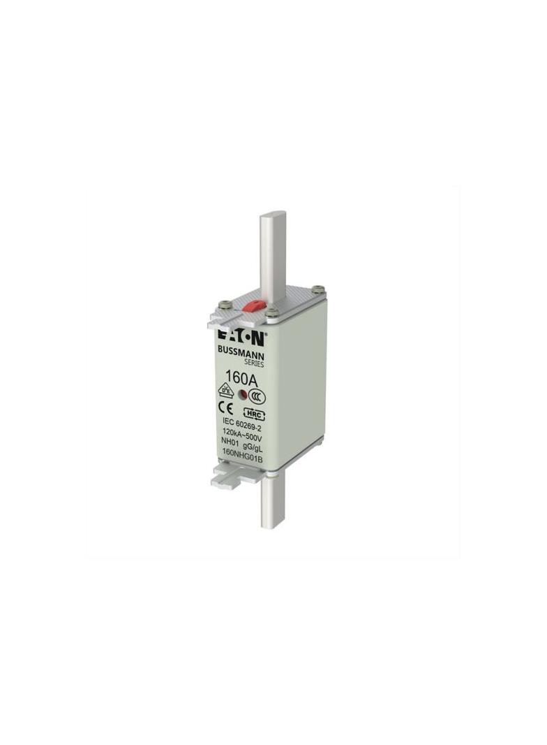 NH FUSE 160A 500V GG/GL SIZE 01 Wkładka NH01 160A 500V GL/GG podwójny wskaźnik 160NHG01B EATON