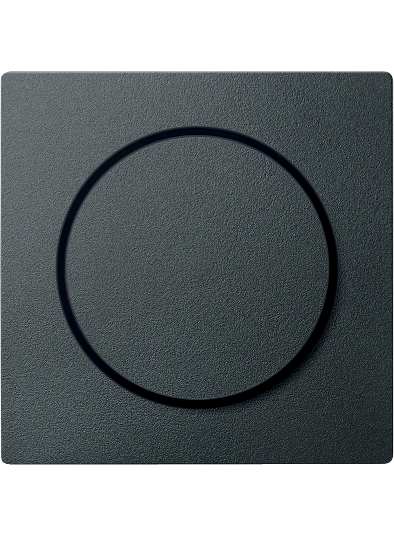 Merten, System M, płytka centralna z pokrętłem ściemniacza, antracytowy