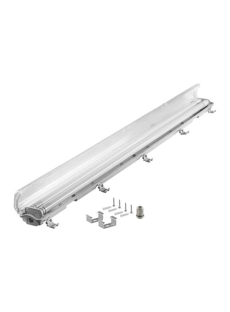 VUMBI II T8 LED 2*18W oprawa hermetyczna pod T8 LED, 3600lm, IP65, 4000K, oprawa zawiera świetlówki DS-2 ORNO