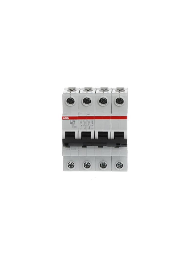 S204-B80 Wyłącznik nadprądowy 6kA 4P B80A 2CDS254001R0805 ABB