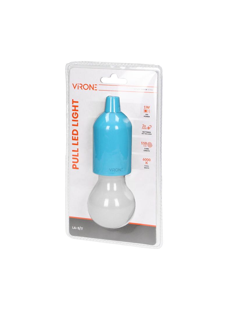 Bateryjna lampka nocna na sznurku 1W LED 3 x AAA turkusowa LA-5/T ORNO