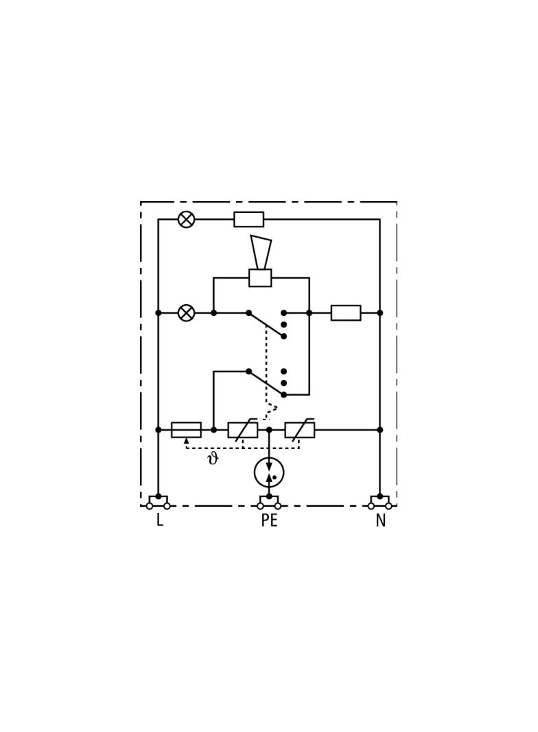 Ogranicznik przepięć DEHNsafe, szary (do kompletu potrzebne akcesoria: 924 328 i 924 329, kolor stud
