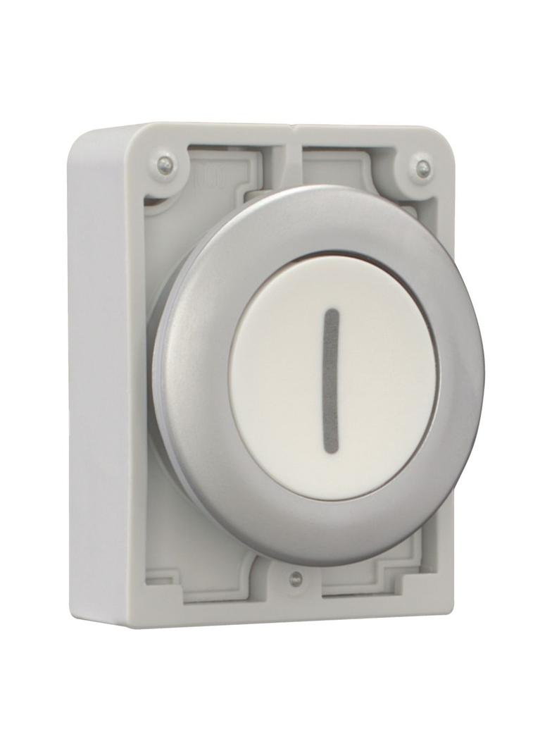 M30C-FDR-W-X1 Przycisk 30mm płaski biały bez samopowrotu I 182938 EATON
