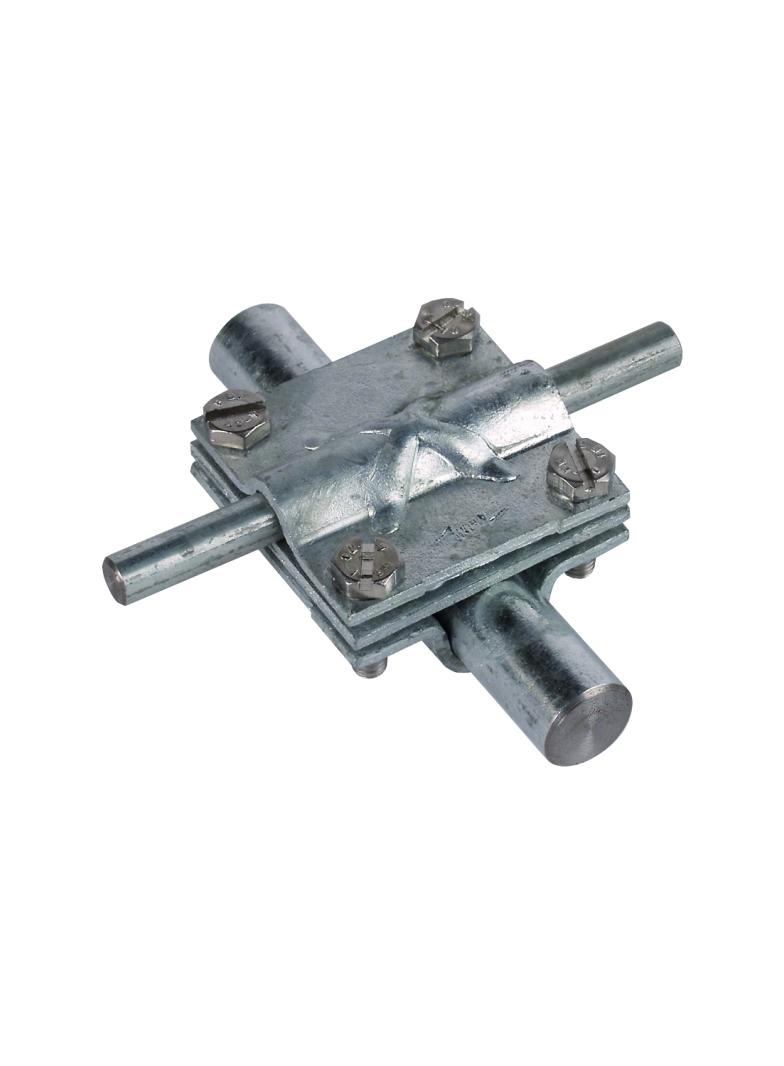 Zacisk krzyżowy z przekładką, St/tZn