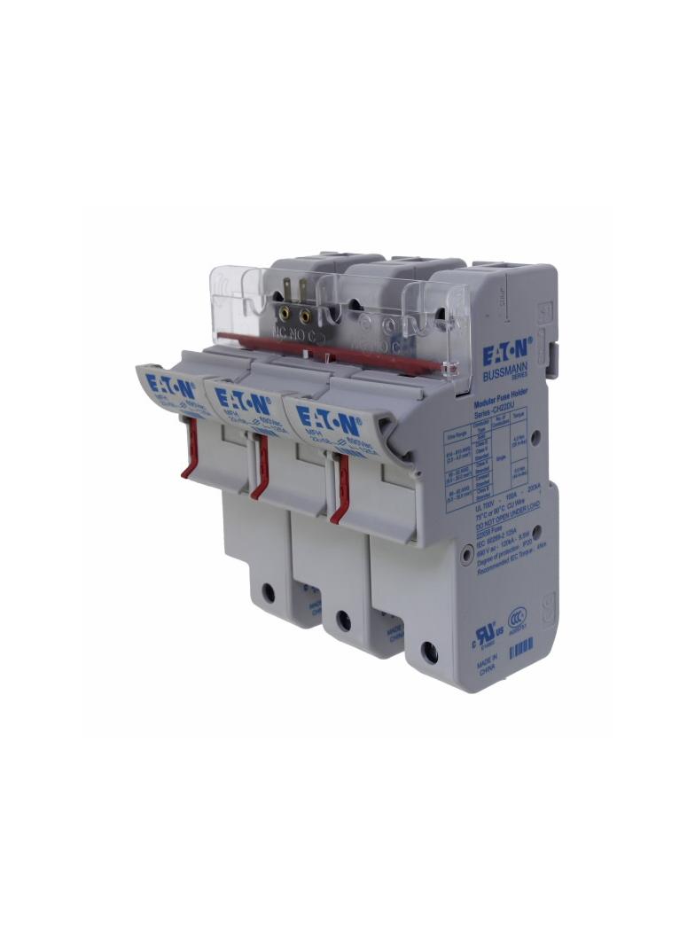 Podstawa bezpiecznikowa 22x58 3P 125A 690V AC mikroprzekaźnik CH223DMSU-F EATON