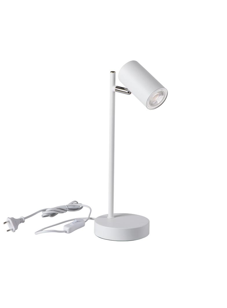 EVALO TL GU10 W-SR Lampka biurkowa EVALO TL GU10 W-SR GU10 kolor biały 35785 KANLUX