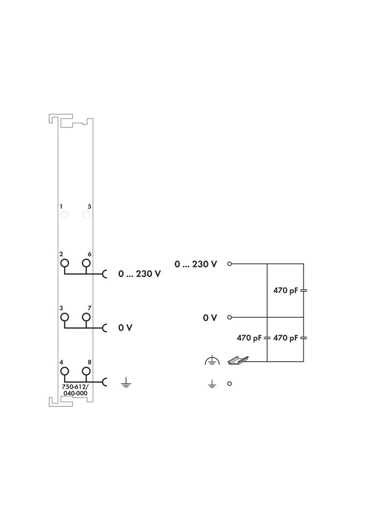 moduł zasilający 230 V AC/DC