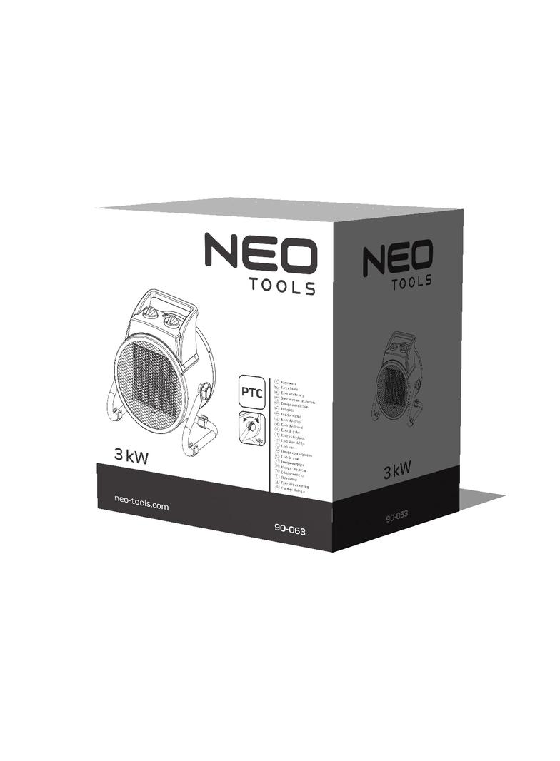 Nagrzewnica elektryczna ceramiczna PTC 3kW