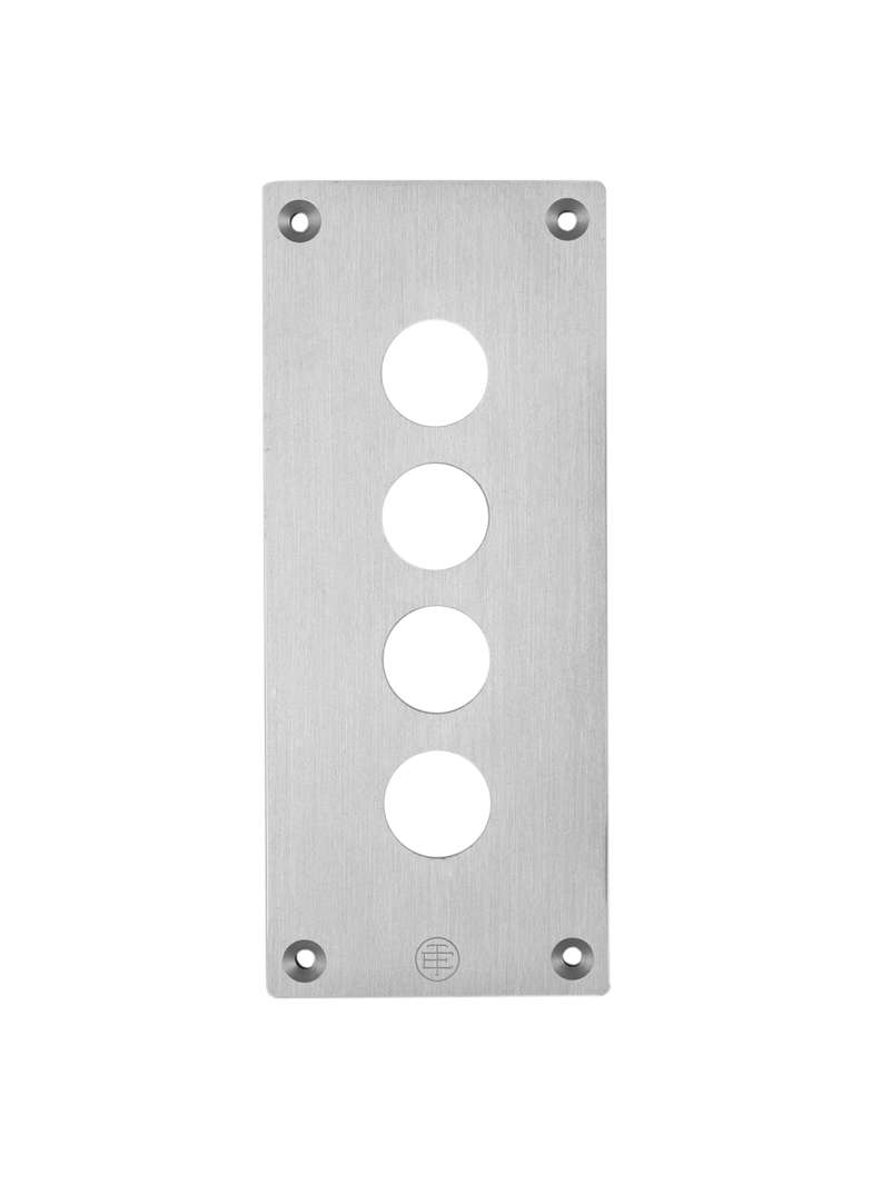 Harmony XAPS Płyta czołowa z nawiertami 4 poziome otwory metalowa