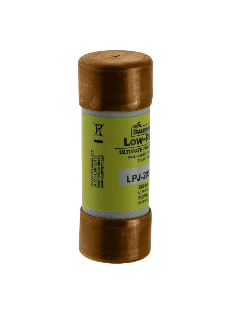 LOW-PEAK CLASS J T/D 20A 600VAC/300V Klasa J T/D LPJ-20SP EATON