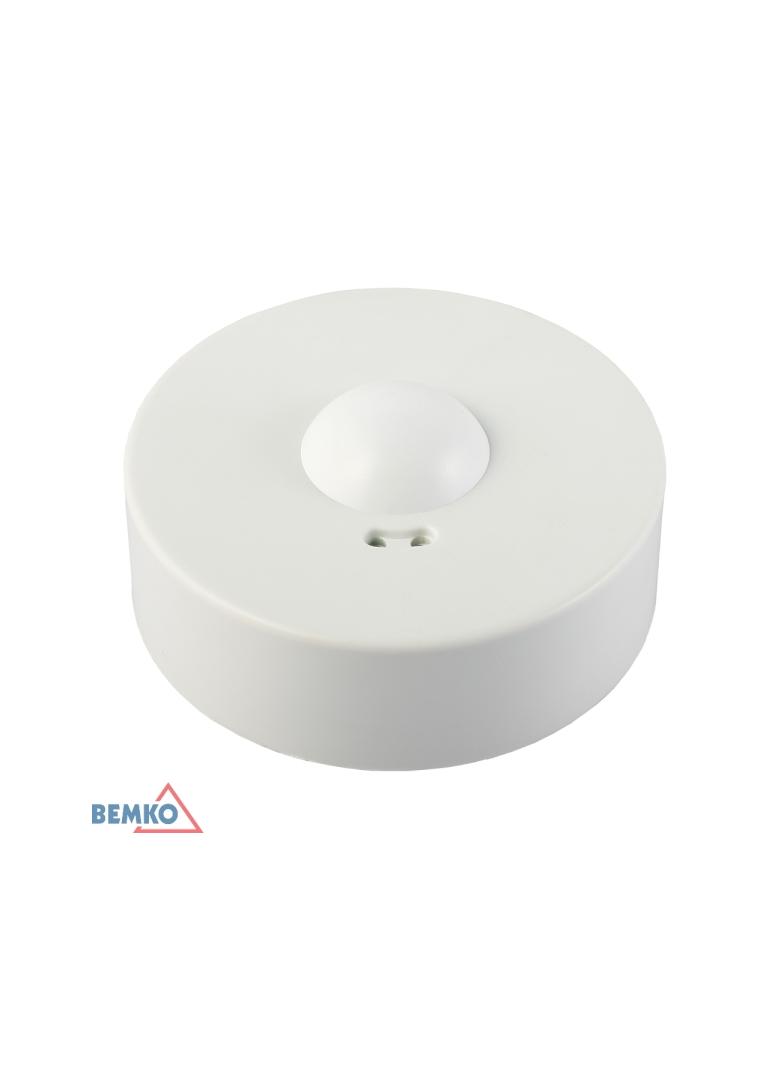 CZUJNIK MIKROFALOWY 1200W 360* IP20 OKRĄGŁY BIAŁY