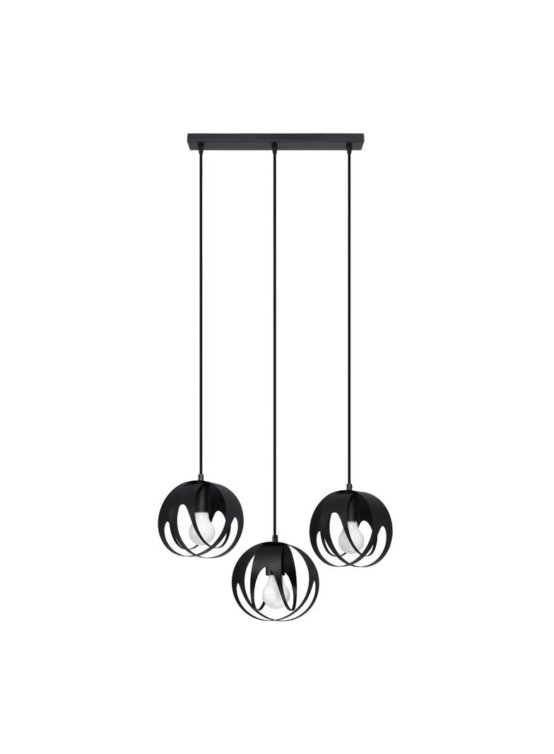 Lampa wisząca TULOS 3L czarna
