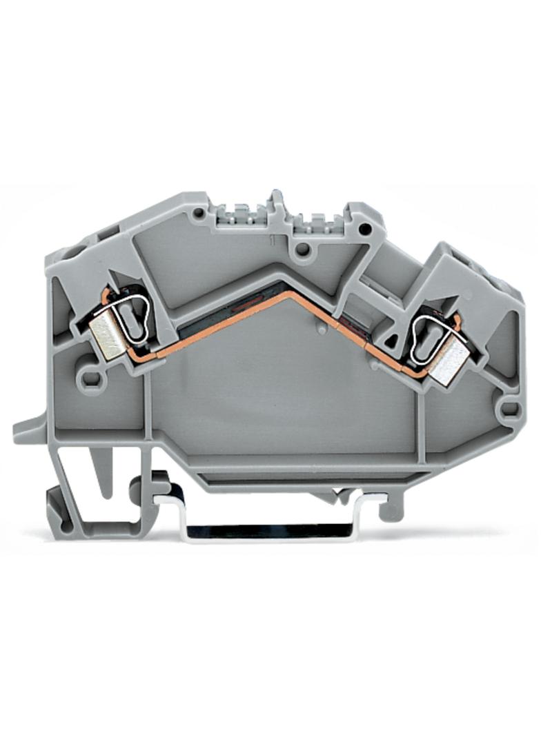 topJob złączka 2-przewodowa 2,5 mm2 szara