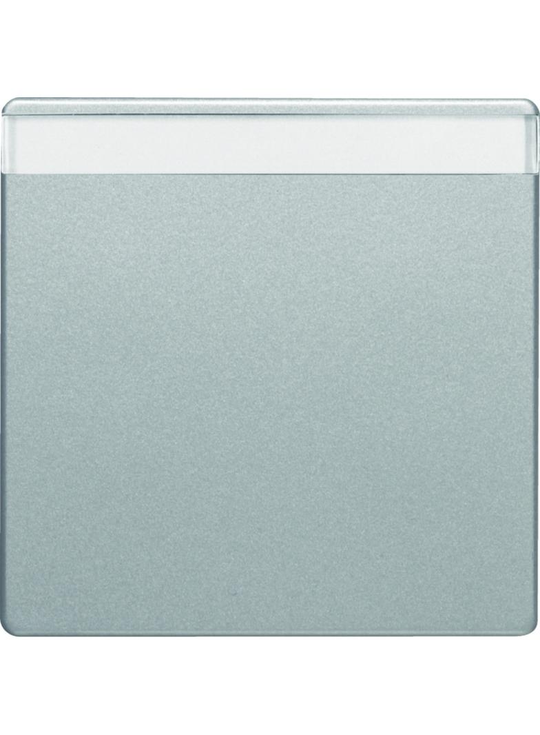 BERKER Q.x Klawisz z polem opisowym do łącznika 1-klawiszowego aluminium aksamit lakierowana 1626608