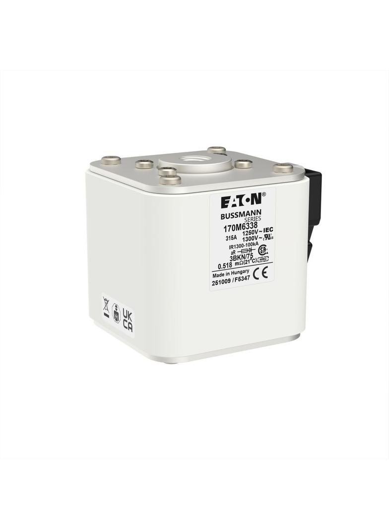 FUSE 315A 1250V 3BKN/75 AR CU Wkładka szybka 315A AC 1250V rozmiar 3 76x92x76 mm aR IEC UL 170M6338