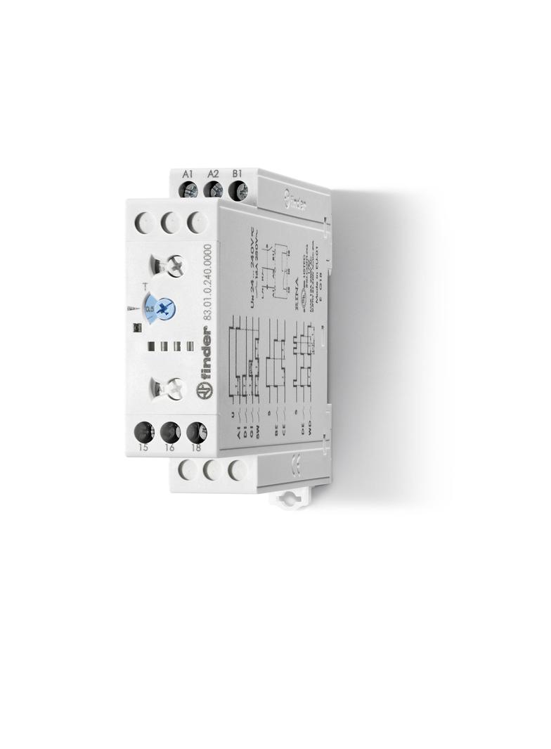Przekaźnik czasowy wielofunkcyjny 1 P; 16A; 24…240V AC/DC; AI, DI, GI, SW, BE, CE, DE, WD