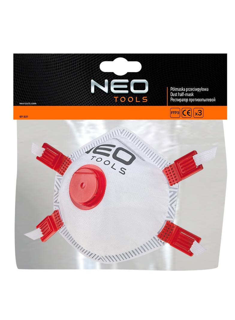 Półmaska przeciwpyłowa, FFP3, z zaworem, silikonowe uszczelnienie wewnątrz, 3 szt.