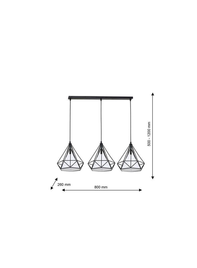 Milagro lampa wisząca Triangolo 3xE27 ML162