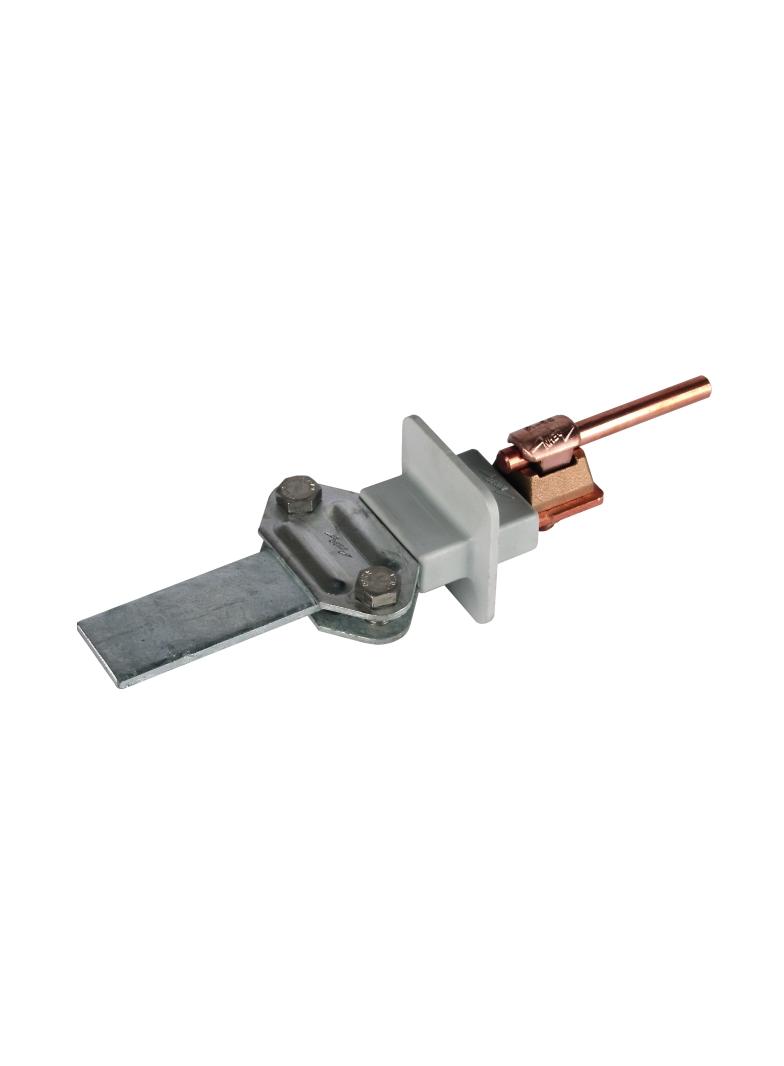 Zacisk probierczy bimetaliczny 6-10/płask. 30 mm, Cu/St/tZn