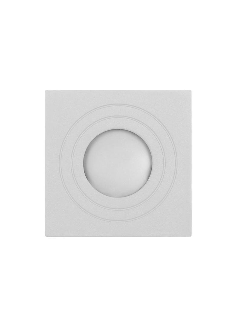 MEGY DLS GU10 downlight max 50W, IP54, kwadrat, biały, aluminium AD-OD-6143WGU10 ORNO