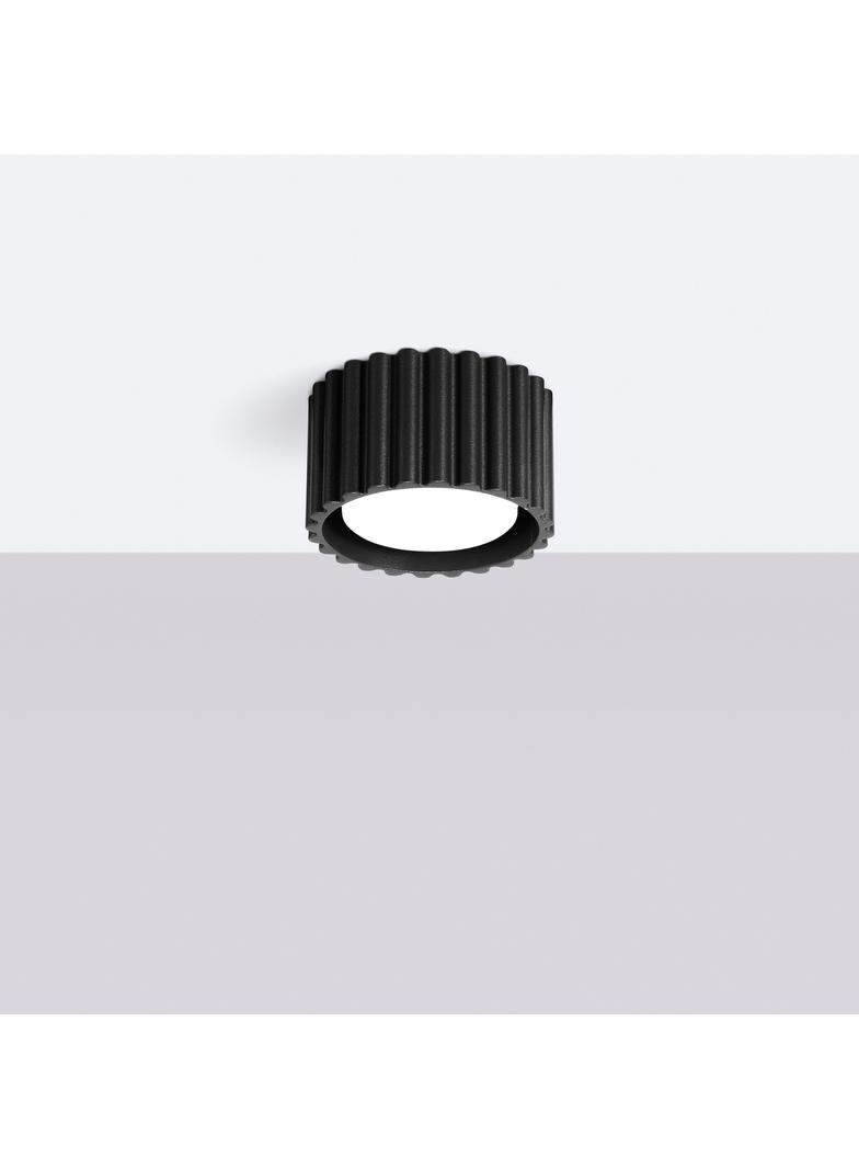 SOLLUX Plafon AURA 1 czarny Gx53 ; SL.1787
